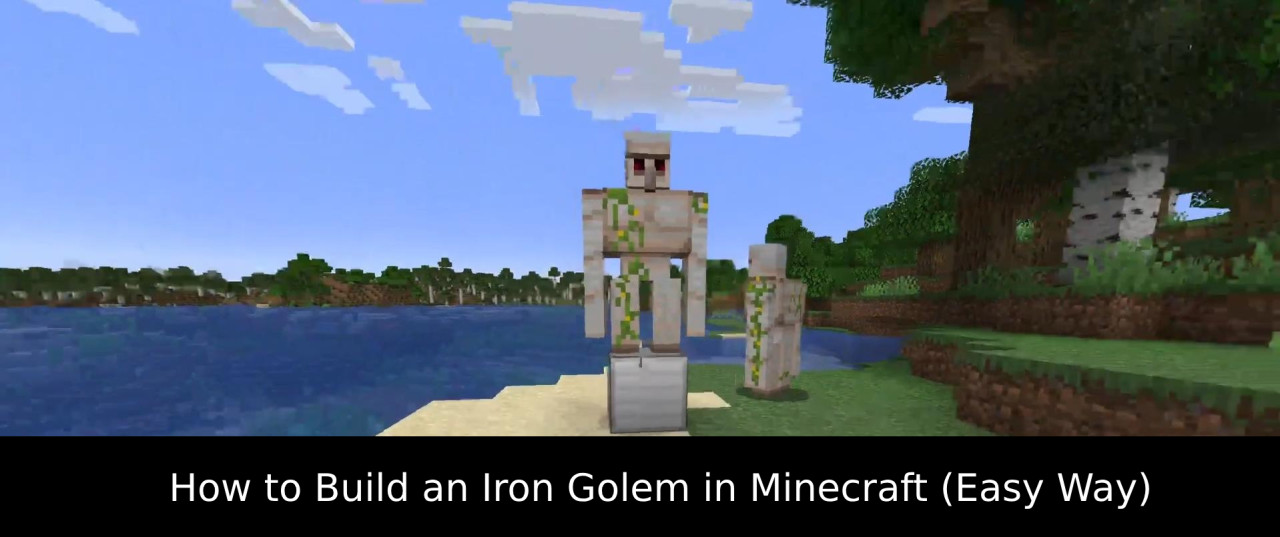 How to Build an Iron Golem in Minecraft (Easy Way)